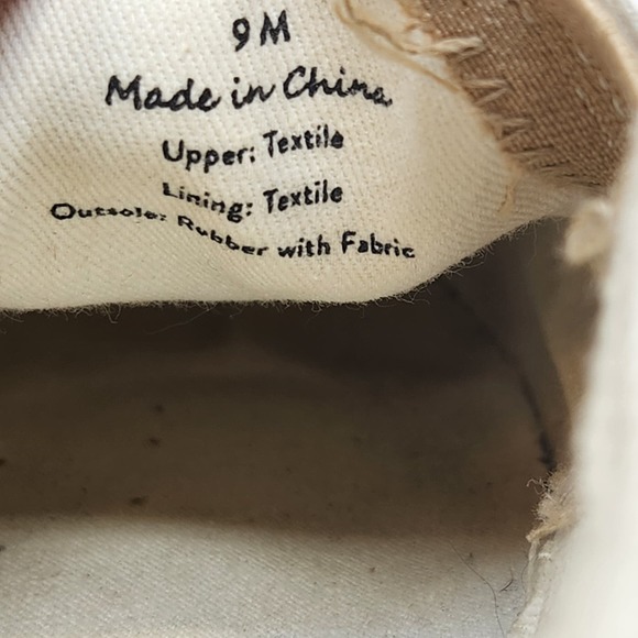 Jack Rogers Womens Tucker Slip On Sneakers Size 9 M Gold Tan Metallic Fabric - Picture 6 of 9